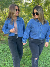 Load image into Gallery viewer, PREORDER: Oversized Pocket Denim Jacket
