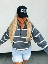 Load image into Gallery viewer, PREORDER: Summer Striped Easy Does It Pullover in Two Colors