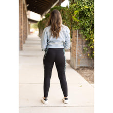 Load image into Gallery viewer, High waisted camo leggings with slimming side panels