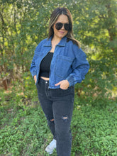 Load image into Gallery viewer, PREORDER: Oversized Pocket Denim Jacket