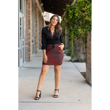 Load image into Gallery viewer, Ready to Ship | The Helena โ Red Plaid Jogger Skirt โค๏ธ๐ค