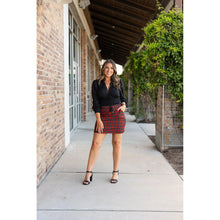 Load image into Gallery viewer, PreOrder | The Helena โ Red Plaid Jogger Skirt โค๏ธ๐ค