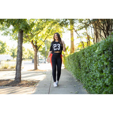 Load image into Gallery viewer, Ready to Ship | The Roxie - Red Panel Full Length Leggings