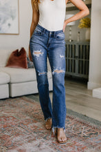 Load image into Gallery viewer, O'Hara Destroyed Straight Jeans