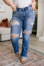 Load image into Gallery viewer, O'Hara Destroyed Straight Jeans