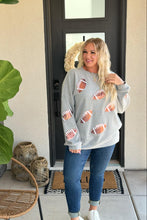 Load image into Gallery viewer, PREORDER: Game Day Sequin Football Pullover