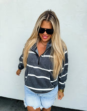Load image into Gallery viewer, PREORDER: Summer Striped Easy Does It Pullover in Two Colors