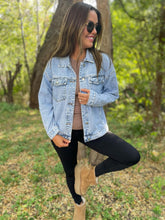 Load image into Gallery viewer, PREORDER: Light Wash Denim Jacket