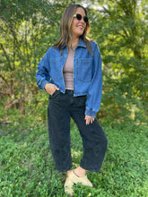 Load image into Gallery viewer, PREORDER: Oversized Pocket Denim Jacket
