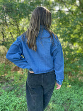Load image into Gallery viewer, PREORDER: Oversized Pocket Denim Jacket