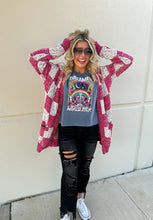 Load image into Gallery viewer, PREORDER: Checkered Miley Dot Cardigan in Four Colors