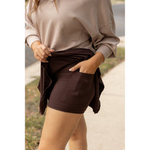 Load image into Gallery viewer, Ready to Ship | The Britt - Brown Skort