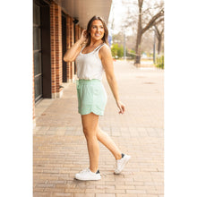 Load image into Gallery viewer, Julia Rose The Emelia mint terry cloth shorts women’s casual lounge shorts