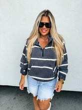Load image into Gallery viewer, PREORDER: Summer Striped Easy Does It Pullover in Two Colors