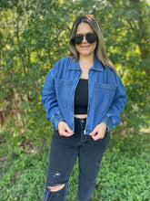 Load image into Gallery viewer, PREORDER: Oversized Pocket Denim Jacket