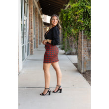 Load image into Gallery viewer, PreOrder | The Helena โ Red Plaid Jogger Skirt โค๏ธ๐ค