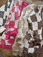 Load image into Gallery viewer, PREORDER: Checkered Miley Dot Cardigan in Four Colors