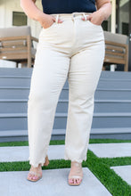 Load image into Gallery viewer, Alice High Rise Over Dyed 90's Straight Jeans in Light Khaki