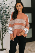 Load image into Gallery viewer, All Over the Place Color Block Relaxed Pullover