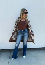 Load image into Gallery viewer, PREORDER: Checkered Miley Dot Cardigan in Four Colors