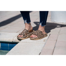 Load image into Gallery viewer, Ready to Ship | Brown Leopard 2.0 Insanely Comfy -Beach or Casual Slides*