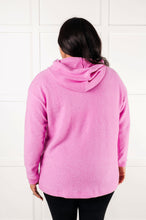 Load image into Gallery viewer, Basically My Favorite Hooded Pullover in Bright Mauve