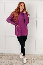 Load image into Gallery viewer, Basically My Favorite Hooded Pullover in Light Plum