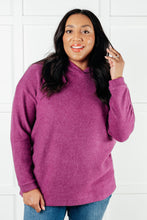Load image into Gallery viewer, Basically My Favorite Hooded Pullover in Light Plum