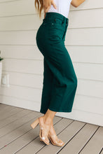 Load image into Gallery viewer, Briar High Rise Control Top Wide Leg Crop Jeans in Teal