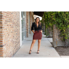 Load image into Gallery viewer, Ready to Ship | The Helena โ Red Plaid Jogger Skirt โค๏ธ๐ค