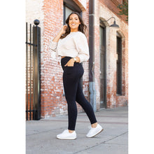 Load image into Gallery viewer, “Buttery soft black leggings for women with high waistband