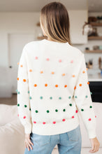 Load image into Gallery viewer, Candy Buttons Pom Detail Sweater