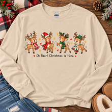 Load image into Gallery viewer, Oh Deer Christmas is Here Graphic Apparel