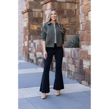 Load image into Gallery viewer, Ready to Ship | The Natalie Black Super Flare Leggings