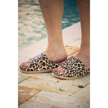 Load image into Gallery viewer, Ready to Ship | Brown Leopard 2.0 Insanely Comfy -Beach or Casual Slides*