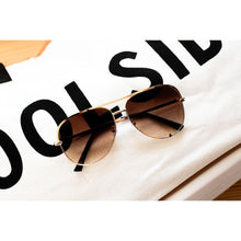 Load image into Gallery viewer, Ready to Ship | The Alex Gold / Caramel Tea - High Quality Unisex Aviator Sunglasses