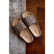 Load image into Gallery viewer, Ready to Ship | Brown Leopard 2.0 Insanely Comfy -Beach or Casual Slides*