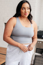 Load image into Gallery viewer, Doing it For Me Asymmetrical Tank in Rhino Grey