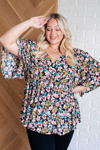 Load image into Gallery viewer, Dreamer Top in Teal and Pink Floral