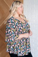 Load image into Gallery viewer, Dreamer Top in Teal and Pink Floral