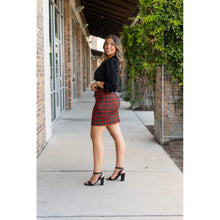 Load image into Gallery viewer, Ready to Ship | The Helena โ Red Plaid Jogger Skirt โค๏ธ๐ค