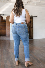 Load image into Gallery viewer, Elodie Mid Rise Distressed Boyfriend Jeans