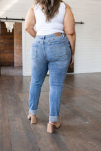 Load image into Gallery viewer, Elodie Mid Rise Distressed Boyfriend Jeans