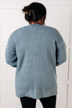 Load image into Gallery viewer, Everything Layer Waffle Knit Open Front Cardigan in Blue Grey