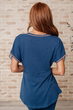 Load image into Gallery viewer, Greece Lightning V-Neck Blouse