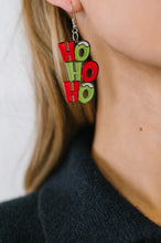 Load image into Gallery viewer, Ho,Ho, Ho Dangle Earrings