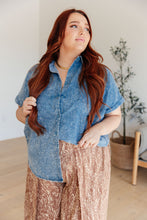 Load image into Gallery viewer, I Could Be Famous Denim Button Up