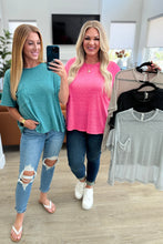 Load image into Gallery viewer, Close to Myself Patch Pocket Tee in Fuchsia
