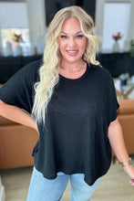 Load image into Gallery viewer, Let Light be Light Drop Shoulder Oversized Tee in Black