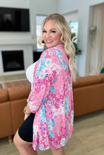 Load image into Gallery viewer, Lizzy Cardigan in Pink Patchwork Floral